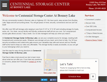 Tablet Screenshot of centennial-storage.com